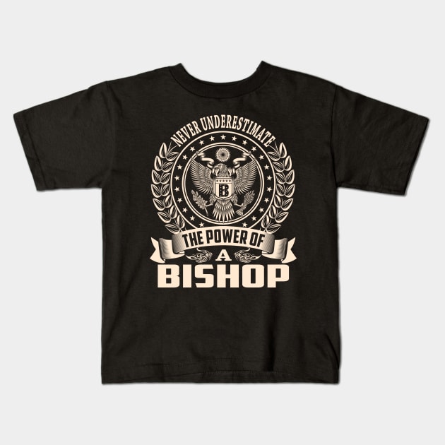 BISHOP Kids T-Shirt by Darlasy